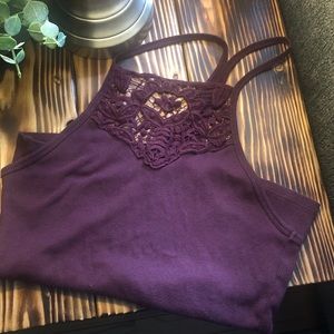 Aeropostale maroon tank top